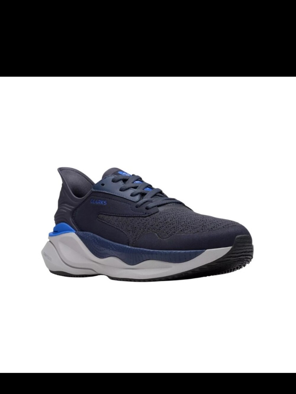 Clarks Pace Men's Navy APMA Approved Men's Walking Shoes Podiatrist Approved - Picture 8 of 8